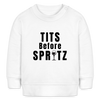 Tits Before Spritz Baby Bio-Sweatshirt - Black Print